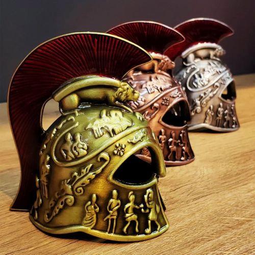 Metal Dekoratif Şövalye Miğferi