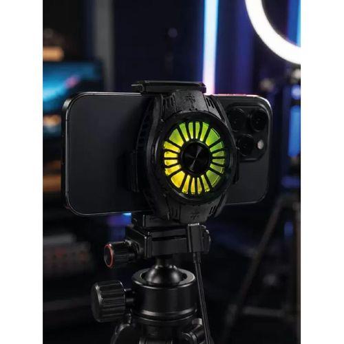 Rgb Fan Aydınlatmalı Sessiz Çalışan Telefon Soğutucu