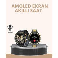 Amoled Ekran Akıllı Saat Uyku Nabız Adım Ölçer Su Geçirmez