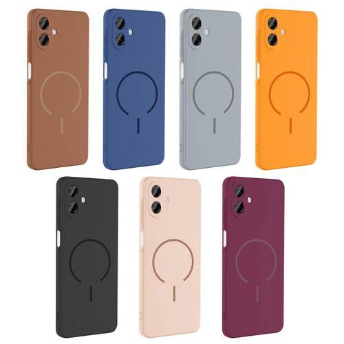 Galaxy A07 Kılıf M-safe Şarj Özellikli Zore Meta Kapak