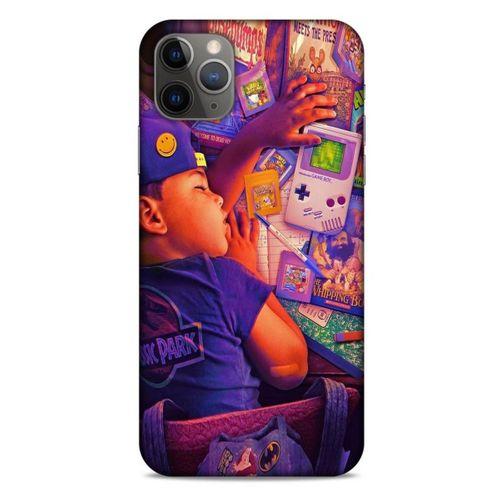 Retro (41) Desen Tank Kılıf Renkli Apple Iphone 11 Pro Max Kılıf