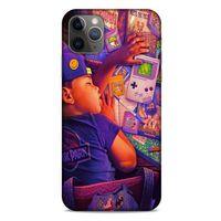 Retro (41) Desen Tank Kılıf Renkli Apple Iphone 11 Pro Max Kılıf