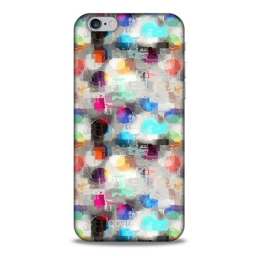 Apple Iphone 6 Kılıf Pastel Renkler (8) Baskılı Kılıf Turkuaz Beyaz