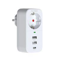 Vothoon 2 4a Çıkışlı 2xusb 1xtype-c Tekli Priz Ftr-17