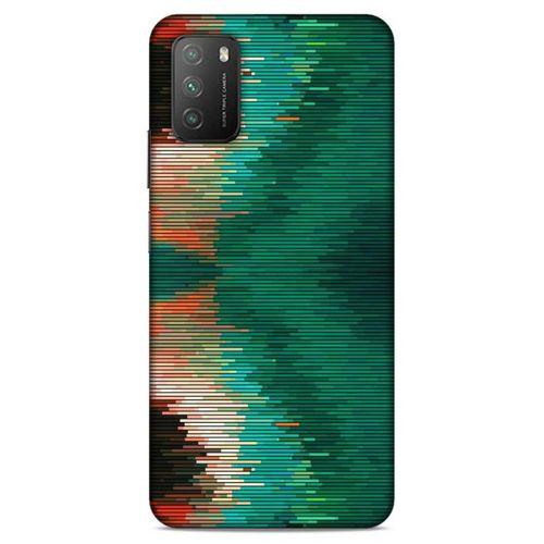 Lopard Xiaomi Poco M3 Uyumlu Kılıf PiXel (15) Antişok Kılıf Çizgili