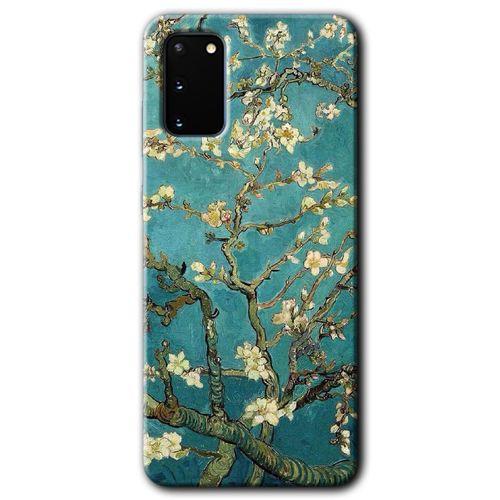 Samsung Galaxy S20 Kılıf HD Desen Baskılı Arka Kapak - Almond Blossom
