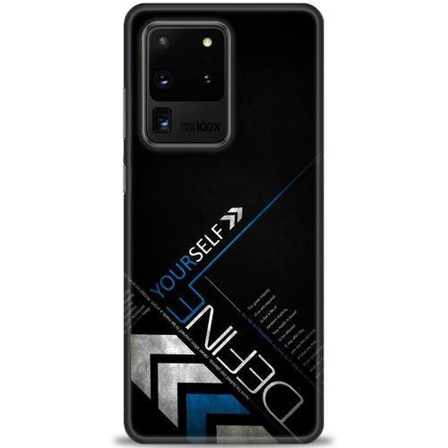 Samsung Galaxy S20 Ultra Kılıf HD Baskılı Kılıf - Yourself + Tam Ekran Koruyucu