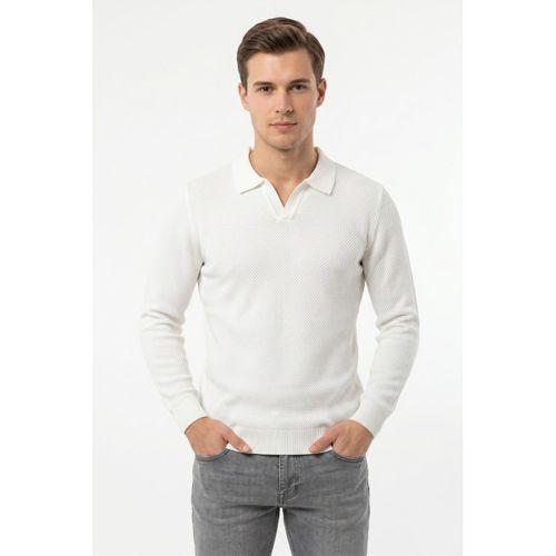 Erkek Spor Polo Yaka Mevsimlik Kazak BGL-ST05444