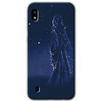 Potkal Hediye Fabrikası Samsung Galaxy A10 HD Baskılı Kılıf + 9D Tam Ekran Koruyucu - Gecenin Kraliçesi