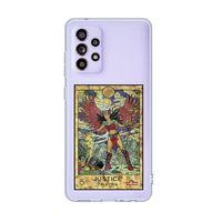 Galaxy A32 Uyumlu Justice Valkyrie Desenli Premium Şeffaf Silikonlu Telefon Kılıfı