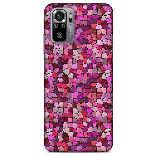 Xiaomi Redmi Note 10 Uyumlu Kılıf Pembe Delisi (16) Kalın Kılıf Suluboya