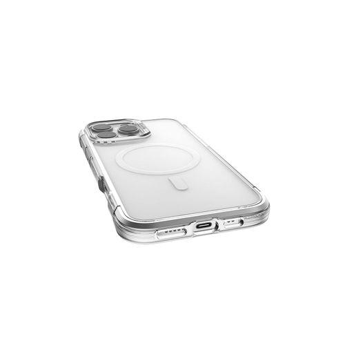 Apple iPhone 16 Pro Max Kılıf M-safe Şarj Özellikli Raptic Air Serisi Airbag Tasarımlı Metal Köşelikli Şeffaf Kapak
