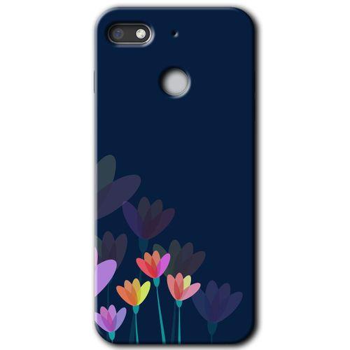General Mobile GM 8 Go Kılıf HD Desen Baskılı Arka Kapak - Çizim Çiçekleri
