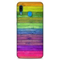 Lopard Samsung Galaxy A30 Uyumlu Kılıf Wood'X (26) Tpu Silikon Kılıf Desenli