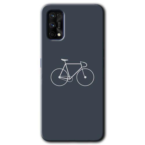 Realme 7 Pro Kılıf HD Desen Baskılı Arka Kapak - Bike + Kırılmaz Cam