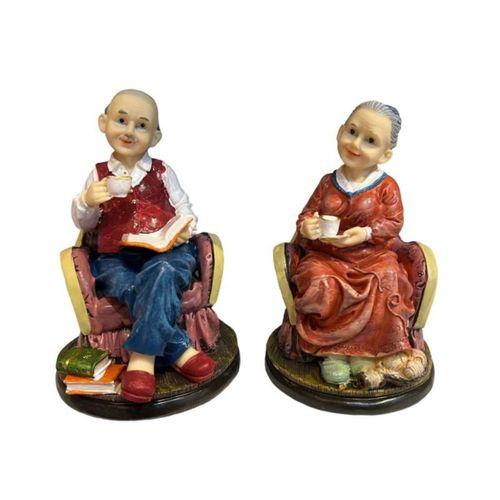 Polyester Yaşlı Çift Biblosu 2'li