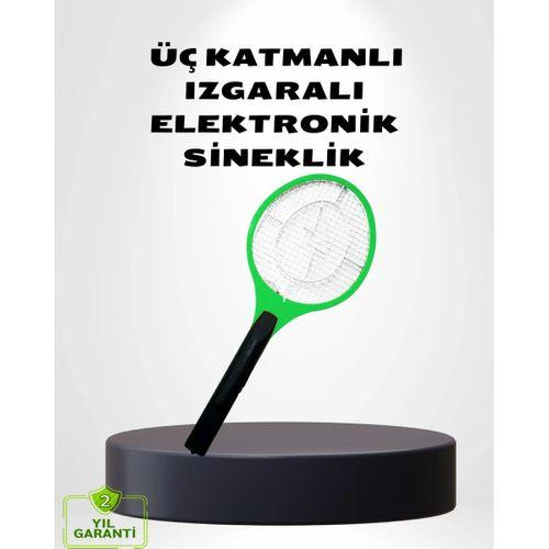 Taşınabilir Elektronik Sineklik – Üç Katmanlı Güvenli Izgara Ve Kimyasız Koruma