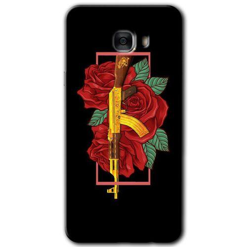 Potkal Hediye Fabrikası Samsung Galaxy C7 Kılıf HD Desen Baskılı Arka Kapak - Bedel