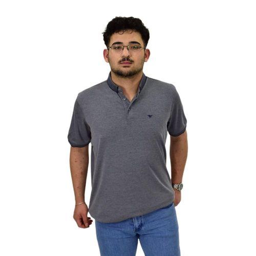 Erkek Büyük Beden Polo Yaka Merserize Tişört T3000 BGL-ST04534