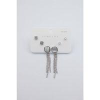 Çoklu Set Küpe - Gümüş