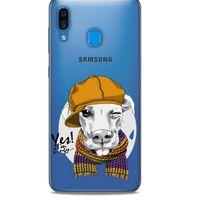 Zoologix (28) Samsung Galaxy M10 Şeffaf Kılıf Silikon Desenli