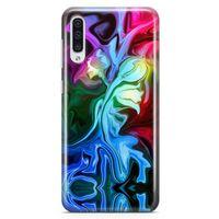 Samsung Galaxy A50 Kılıf Psikedelik Suluboya Arka Kapak Koruma Desenli Full Koruyucu