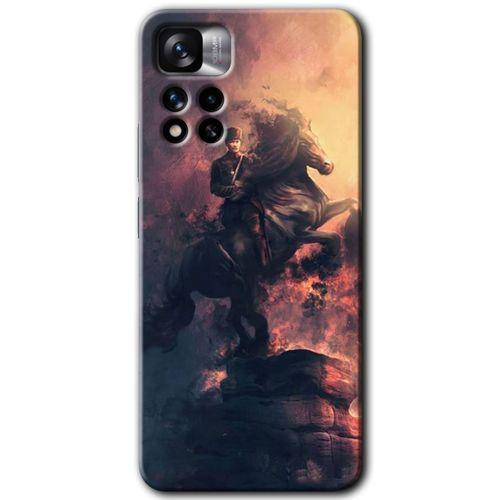 Potkal Hediye Fabrikası Xiaomi Redmi Note 11 Pro Plus 5G Kılıf HD Desen Baskılı Arka Kapak - Atatürk Portre