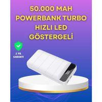 Lightning Ve Type-c Girişli 50000mah Powerbank