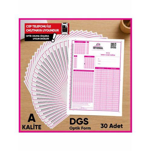 DGS Deneme Sınavları İçin 30 Adet Optik Form
