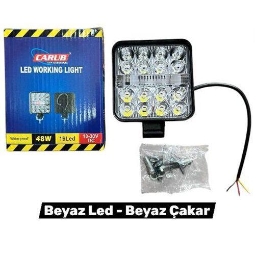 Mini lamba 10-30V Beyaz-Beyaz Çakarlı