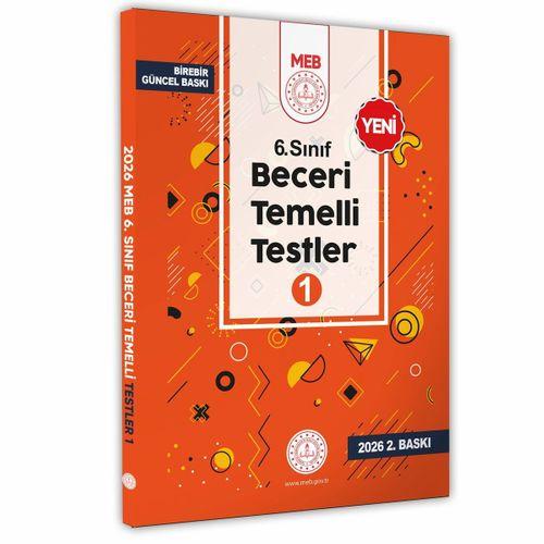 2026 6 Sınıf MEB Beceri Temelli Testler 1 Kitap Örnek Soru Bankası (Renkli Baskı) BASKI ÜCRETİ