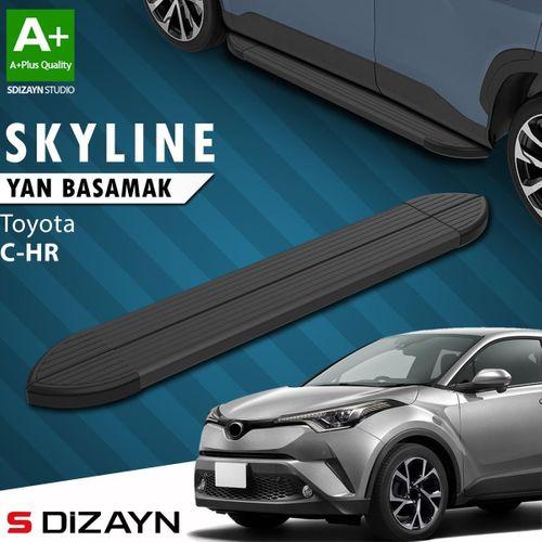 S-Dizayn Toyota C-HR Skyline Siyah Yan Basamak 173 Cm 2016-2023 A+ Kalite