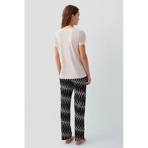 Pierre Cardin Pc9165-x Kadın Kısa Kol Büyük Beden Pijama Takımı