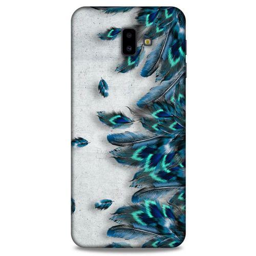 Samsung Galaxy J6 Plus Kılıf Desenli Özel Seri Tüyler (41) Tank Kılıf