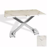 Dockers İks Masa Kromnikel (80x120 - Werzalit, Allzalit yada Wermodin Tabla) - Afyon Mermer