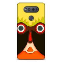 Lopard LG K61 Uyumlu Kılıf Soyut Sanat (4) Desenli Koruma Kılıfı