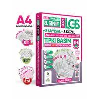 2027 8 Sınıf LGS Tıpkı Basım Çıkmış Soru 8+8 Deneme Paketi (Say+Söz) Türkiye Geneli Dijital Çözümlü