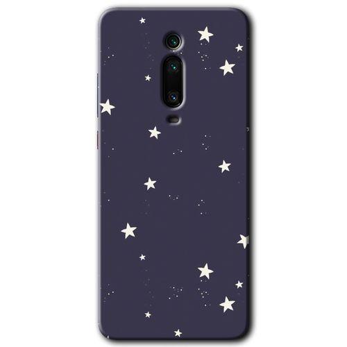 Xiaomi Mi 9T HD Baskılı Kılıf + 9D Tam Ekran Koruyucu - Gökyüzü Yıldız