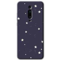 Xiaomi Mi 9T HD Baskılı Kılıf + 9D Tam Ekran Koruyucu - Gökyüzü Yıldız