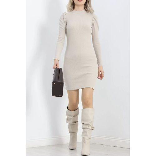 pilelistore Kaşkorse Prenses Kol Elbise  Taş