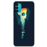 GM 21 Plus Kılıf HD Desen Baskılı Arka Kapak - City Bird Sky + Kırılmaz Cam