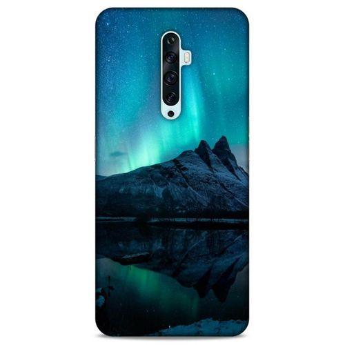 Lopard Oppo Reno 2z Uyumlu Kılıf Gece'S (35) Fit Design Kılıf Kuzey Işıkları