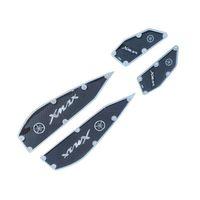 SEVGENT Yamaha Xmax 2018 - 2024 Uyumlu Beyaz Krom Ayak Basamak