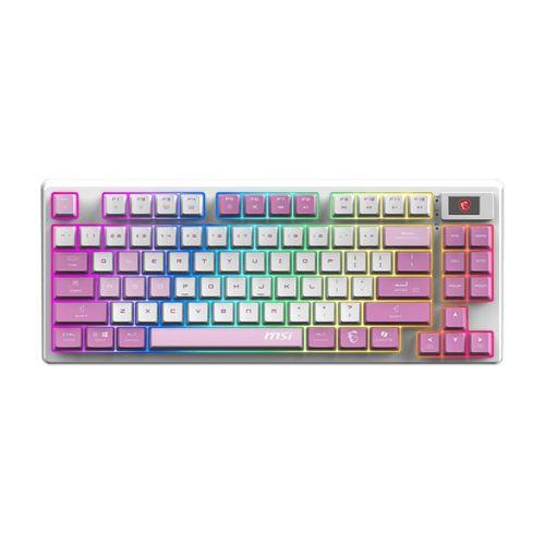MSI FORGE GK600 TKL W VIOLET TR GAMING KLAVYE