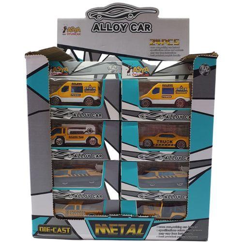 Küçük Metal inşaat Araç 7 Cm - 1688-8F