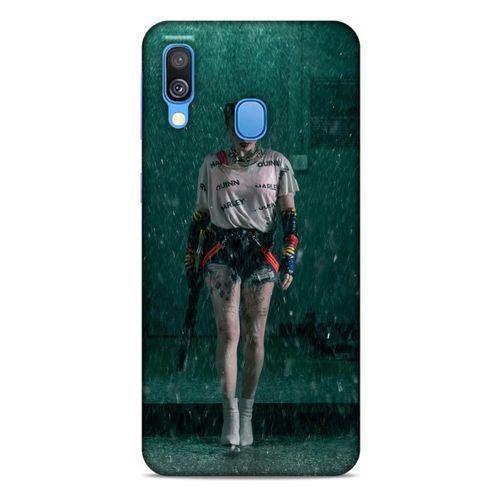 Samsung Galaxy A40 Uyumlu Kılıf Harley Quinn (12) Koruyucu Silikon Yeşil Yağmur