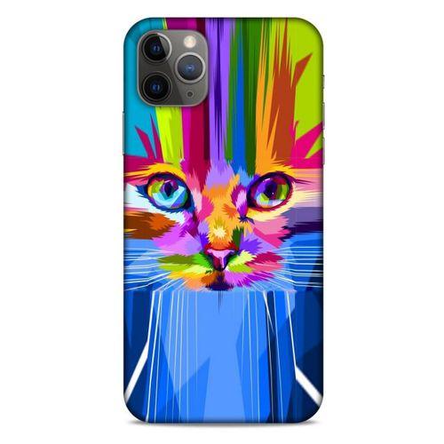 Lopard Apple Iphone 11 Pro Max Uyumlu Kılıf Kediler (17) Tasarım Kılıf Rainbow