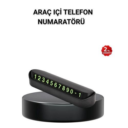 Alüminyum Kasa Gri Çevirmeli Araç İçi Telefon Numaratörü