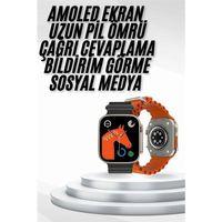 Yeni Nesil Akıllı Saat Müzik Dinleme Bildirim Görme Sesli Asistan Desteği