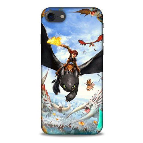 Apple Iphone 8 Kılıf Dragons (32) Soft Silikon Kılıf Ejderhanı Nasıl Eğitirsin